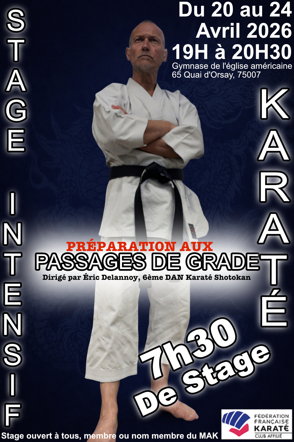 Préparation passage de grade de Karaté Paris Préparation passage de grade de Karaté Paris